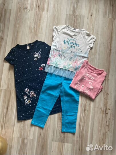 Вещи пакетом на девочку 140 146