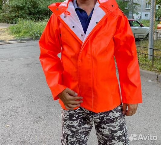 Оранжевая резиновая куртка Helly Hansen купить в Санкт-Петербурге ...