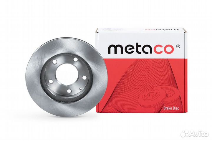 Metaco 3050-172 Диск тормозной передний вентилируе