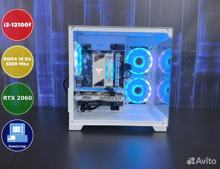 Игровая система i3-RTX2060-16DDR4-GEW472615039-H610