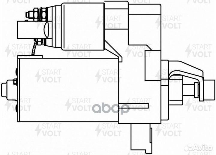 Стартер VAG A6 (11) /A7 (10) 2.8FSI 1.7кВт (ST