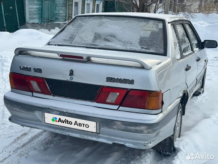 ВАЗ 2115 Samara 1.5 МТ, 2004, 97 000 км