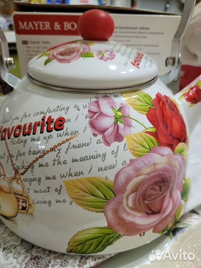 Чайник эмалир, с индукц. Дном mayer&boch 3.3литра