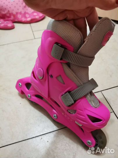 Роликовые коньки детские раздвижные
