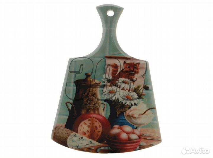 Доска разделочная малая Кухня (кот) (4367)