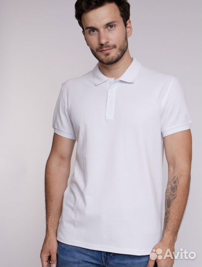 Поло белое