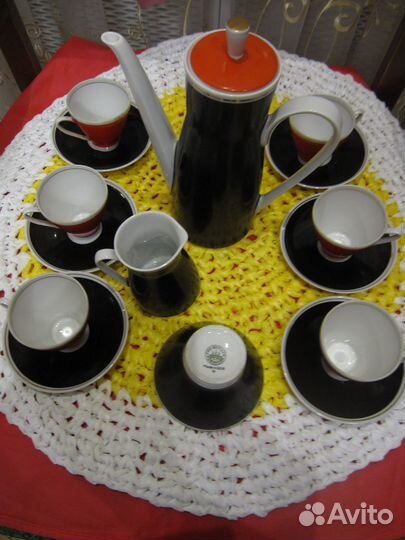 Кофейный сервиз гдр популярный в СССР 1960-1970гг