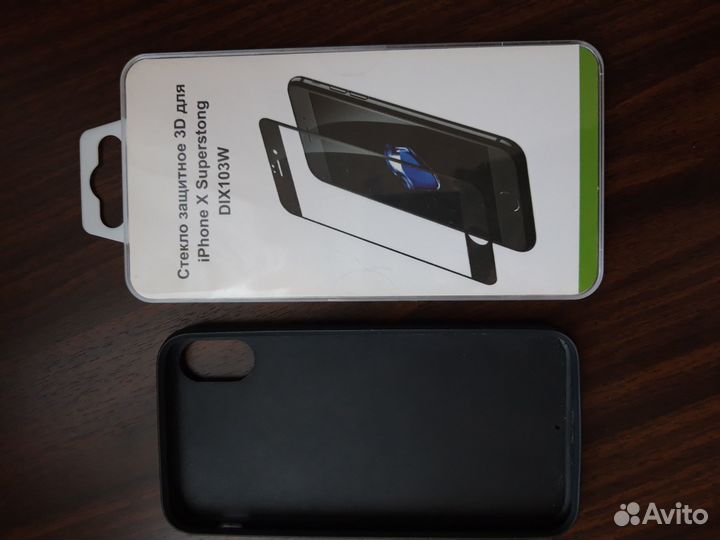 Чехол и стекло на Apple iPhone X
