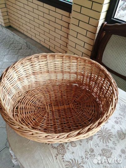 Плетеная корзина люлька для животных