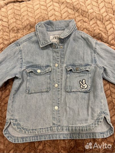 Джинсовая куртка zara