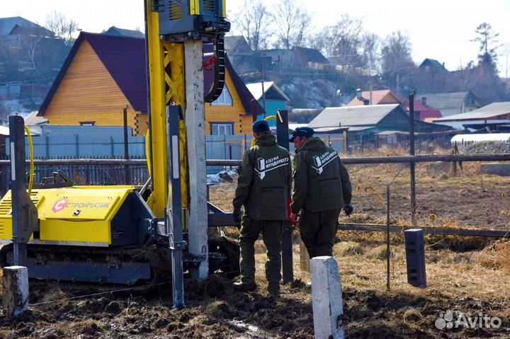 Фундамент на жб сваях с рассрочкой на 12 месяцев