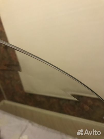 Стеклянная столешница бу D-98 см