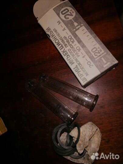 Шприцы стеклянные медицинские, многоразовые СССР