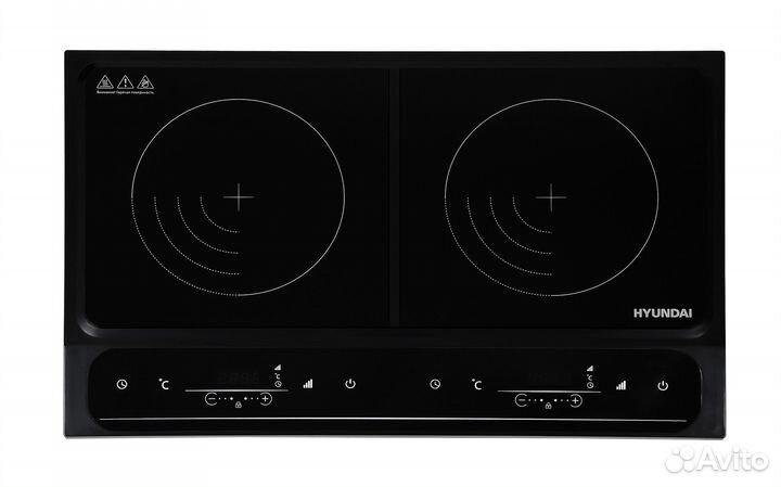 Плита индукционная Hyundai HYC-0107 черный стеклок