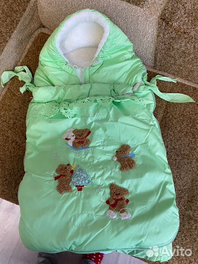 Конверт зимний на овчине