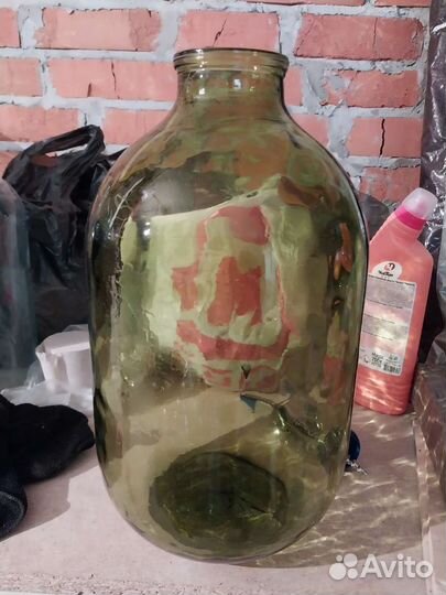 Бутыль стеклянная 22,10 л