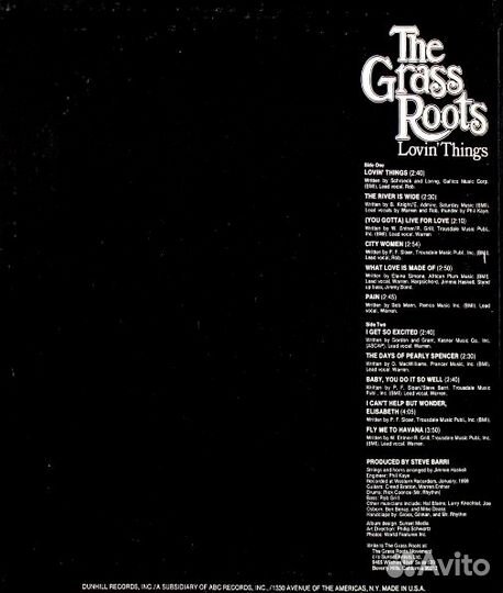 The Grass Roots / Lovin' Things (LP)