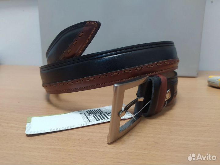 Мужской кожаный ремень. Новый