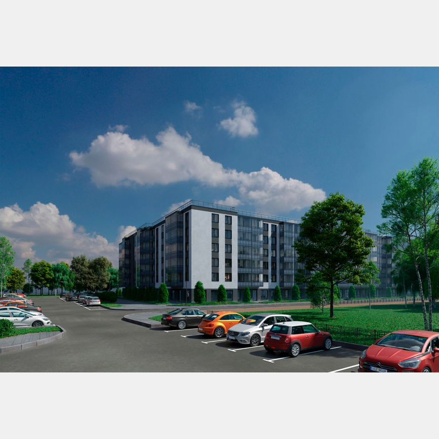 2-к. квартира, 46,5 м², 6/6 эт.