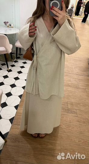 Костюм кимоно с юбкой