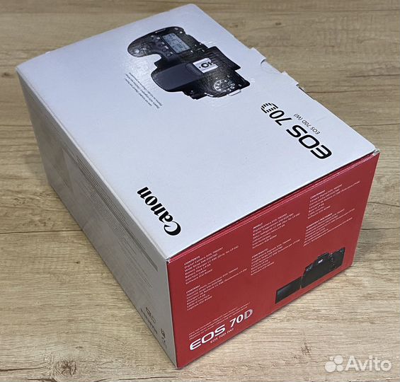 Canon eos 70d коробка