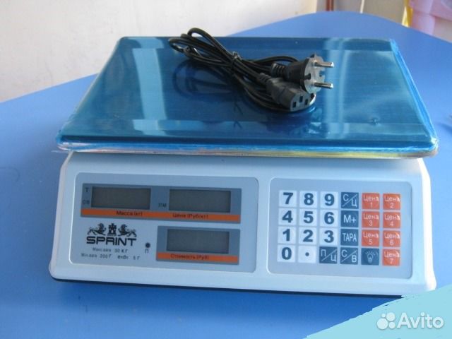Весы торговые электронные 30 кг