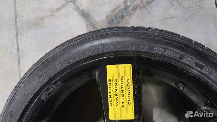 R19 Dunlop SP Sport 9000 255/40, PCD 5x112 DIA 57.1