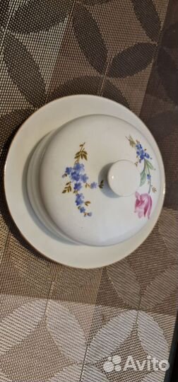 Масленка Кольдиц фарфор ГДР