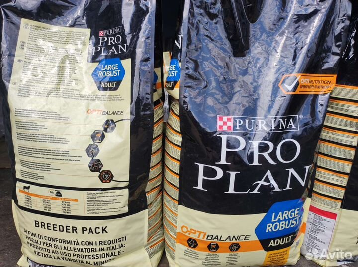 Корм для собак purina pro plan 18 кг