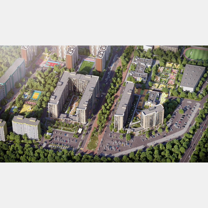 3-к. квартира, 86,5 м², 3/12 эт.