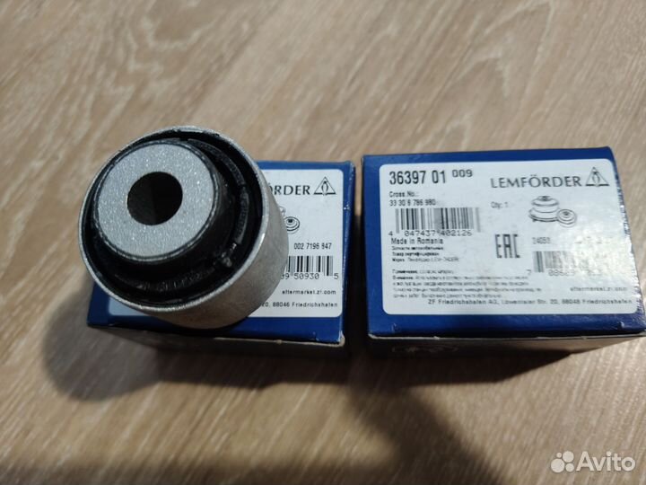 Сайлентблоки задних опор подшипников колёс