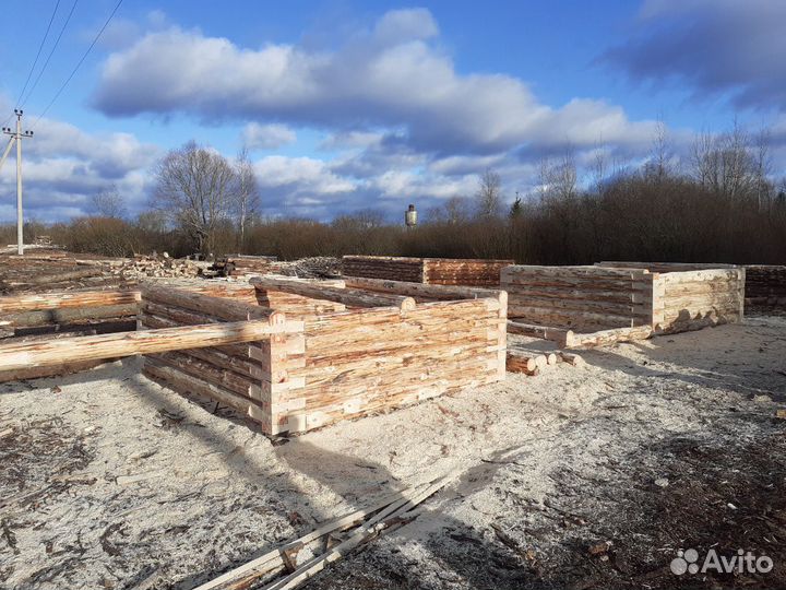 Срубы домов и бань