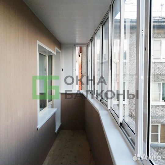 Остекление балконов в панельном доме