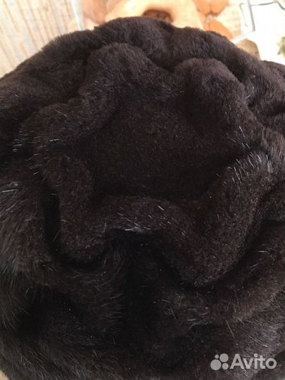 Шапка норковая женская