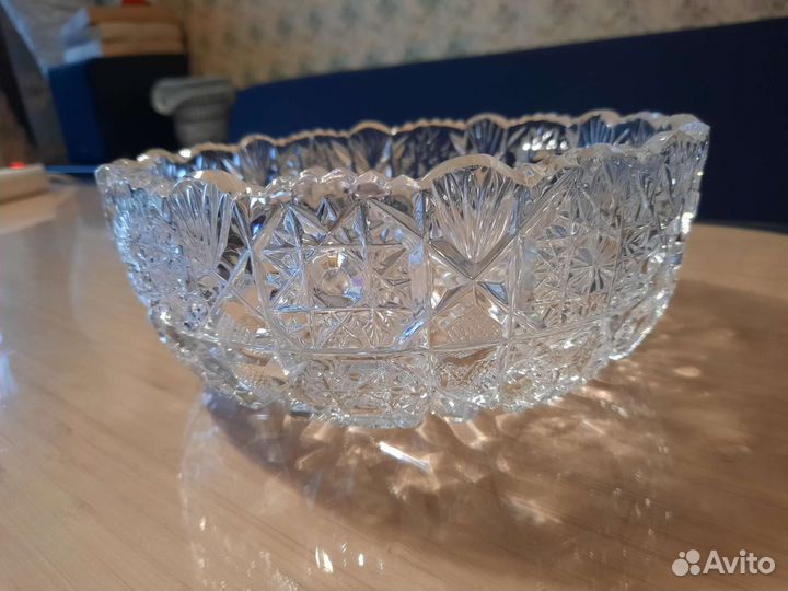 Хрустальный салатник СССР