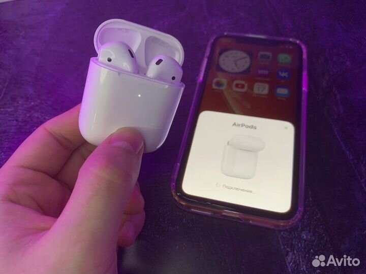 Беспроводные наушники AirPods 2 новые