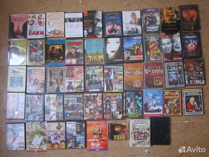 Фильмы на DVD 48 дисков. Музыка