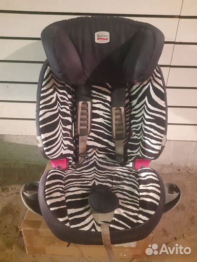 Детское автокресло britax evolva plus SMART zebra