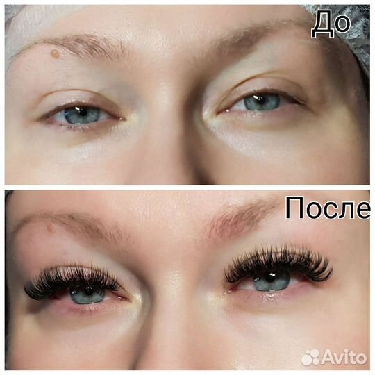 Наращивание ресниц с выездом на дом