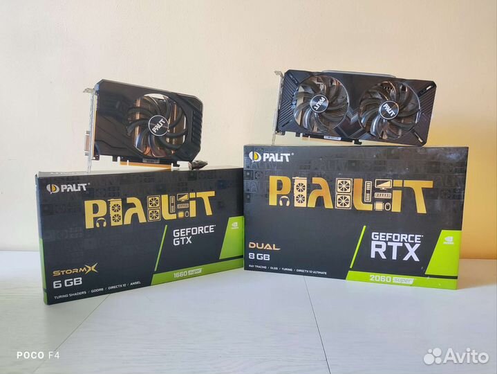 Видеокарты Gtx 1660 super и Rtx 2060 super