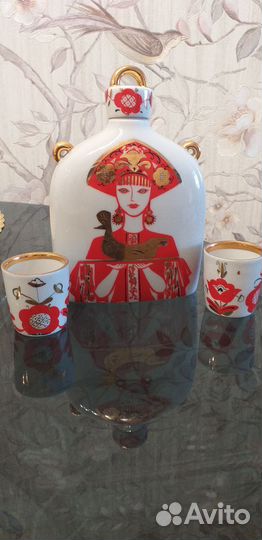 Штофы и графины СССР фарфор