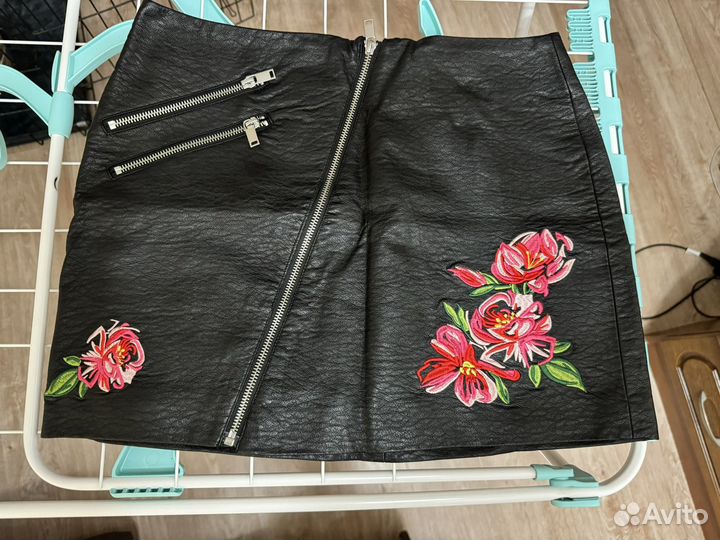 Кожаная юбка hm