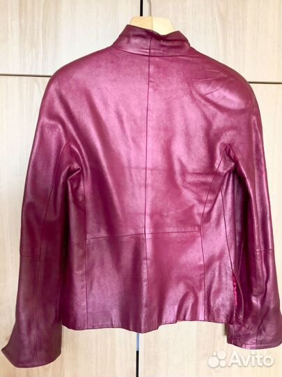 Куртка кожаная женская 44