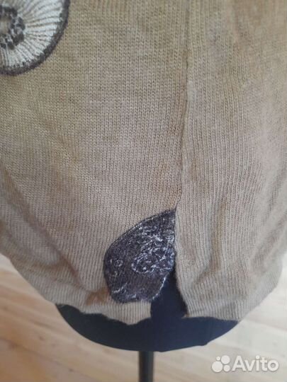 Джемпер ангора с часами 48 р