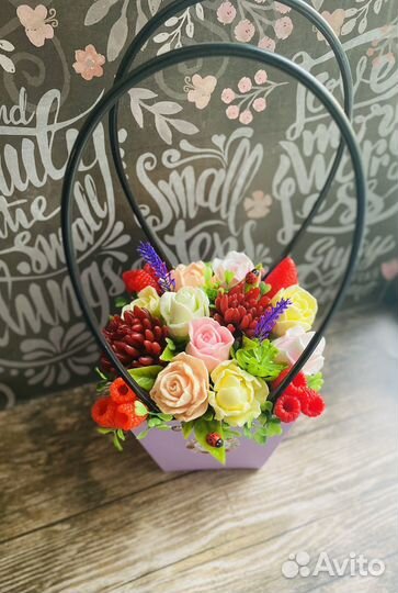 Мыло ручной работы букеты