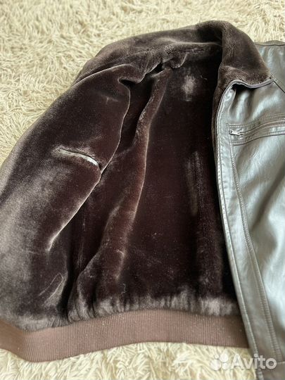 Кожаная куртка мужская