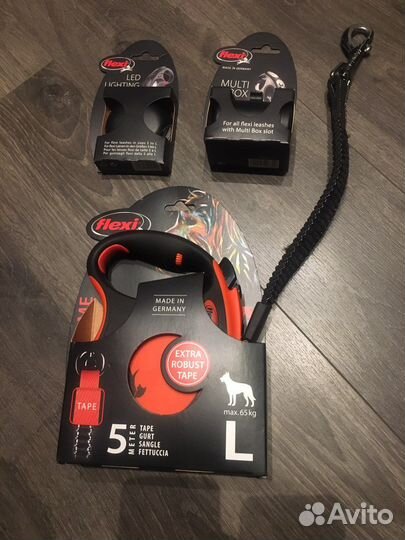 Поводок-рулетка Flexi Xtreme Tape L, 65 кг