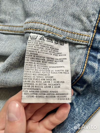 Джинсовая куртка мужская levis