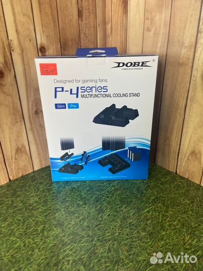 Подставка охлаждения и З/У для Ps4