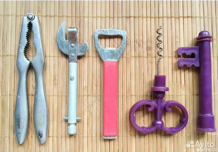 Посуда СССР Ножи Щипцы Штопор Открывалка